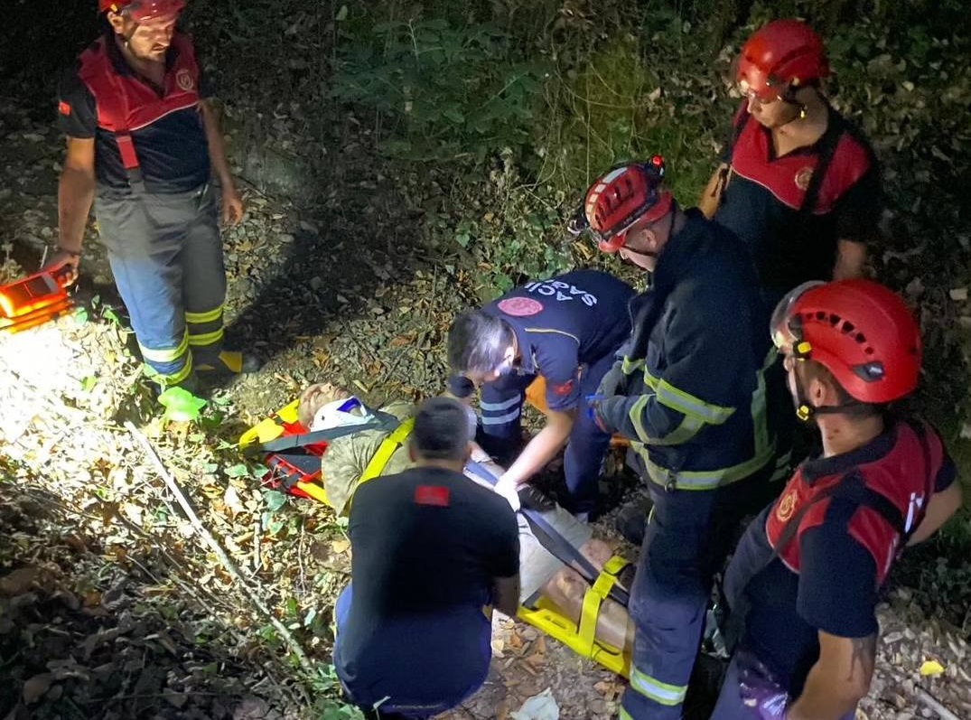 ÇİFTLİKKÖY’DE ATV KAZASINA İTFAİYE MÜDAHALE ETTİ