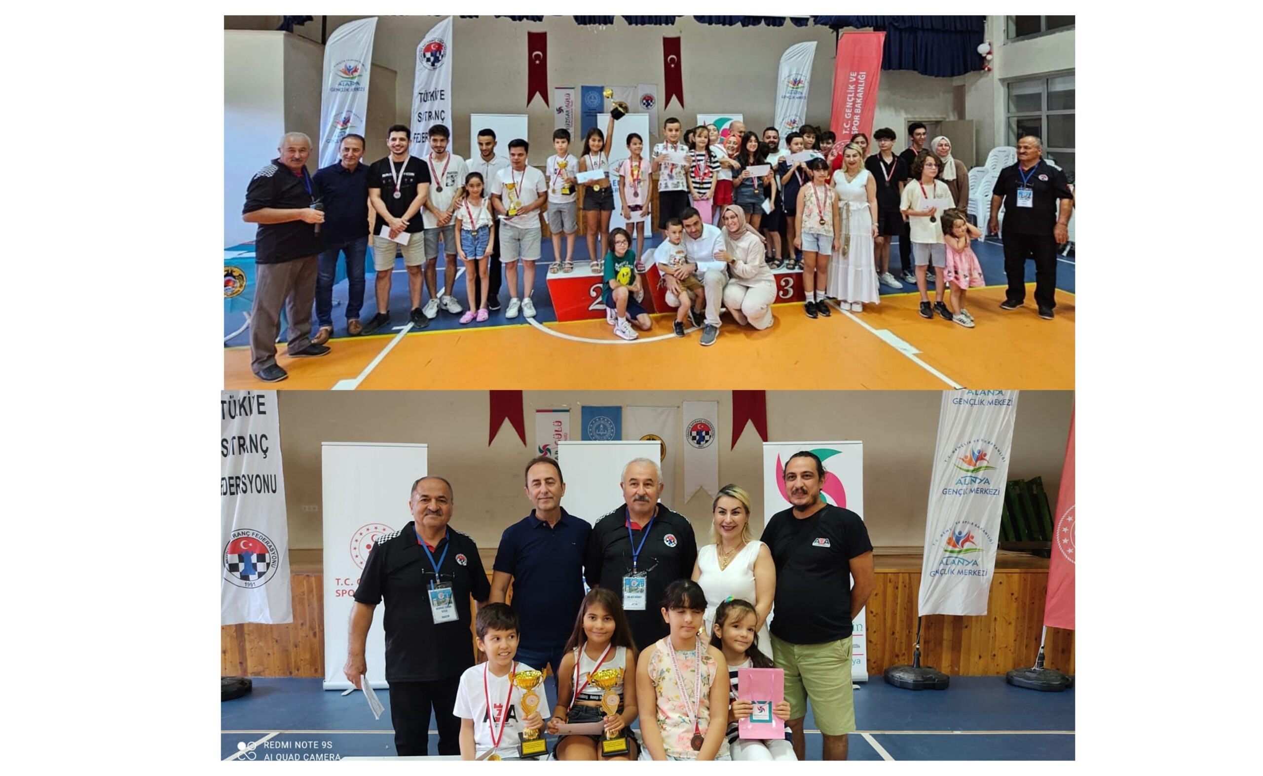 ALANYA’DA 30 AĞUSTOS ZAFER BAYRAMI SATRANÇ TURNUVASI YAPILDI