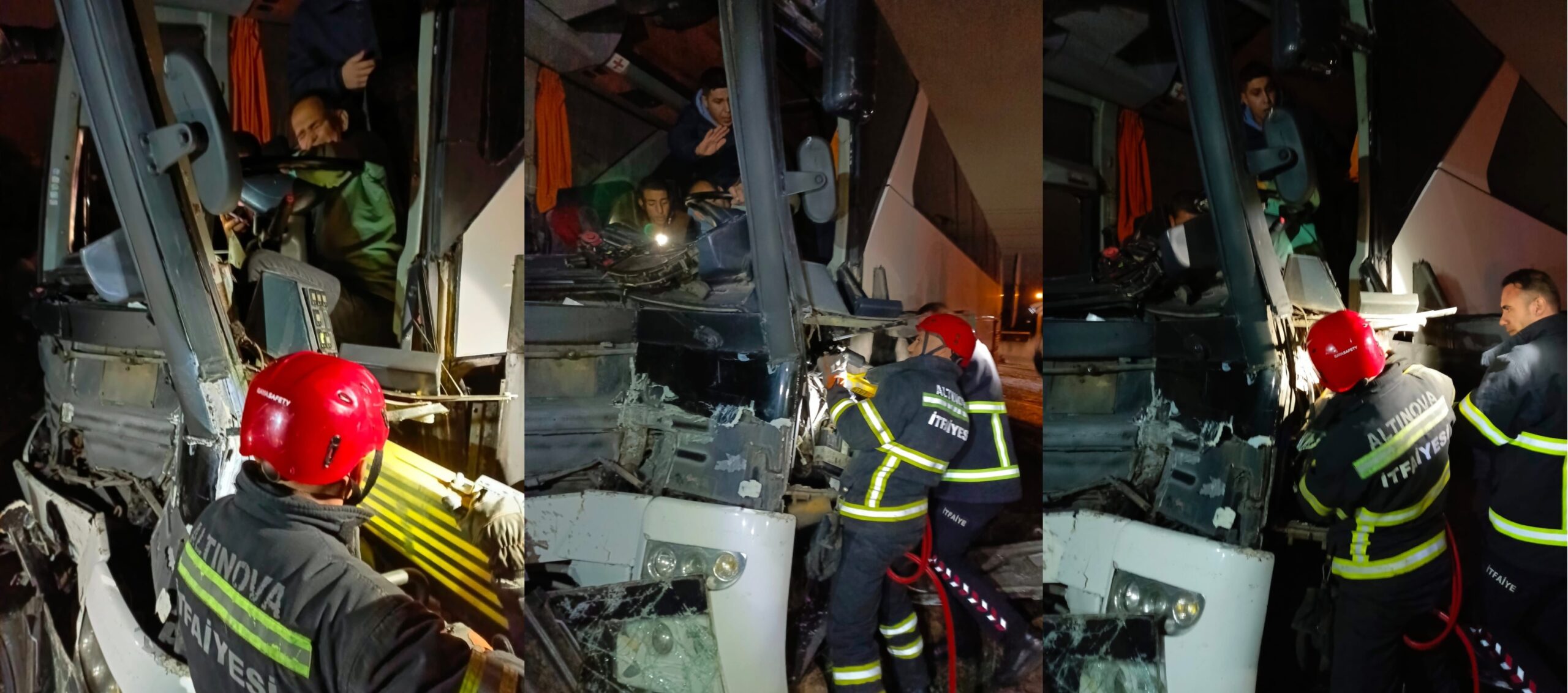Altınova’da Tersane Servisi Kaza Yaptı: 11 Yaralı