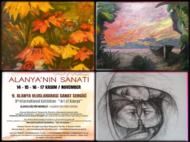 9.ULUSLARARASI SANAT SERGİSİ-ART OF ALANYA 14 KASIM’DA SANATSEVERLERLE BULUŞUYOR