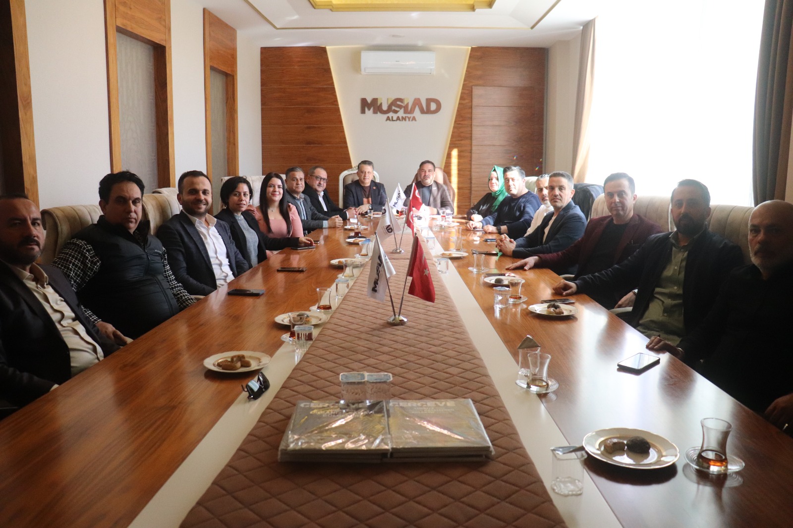 ALGC’den MÜSİAD Alanya Başkanı Kara’ya hayırlı olsun ziyareti