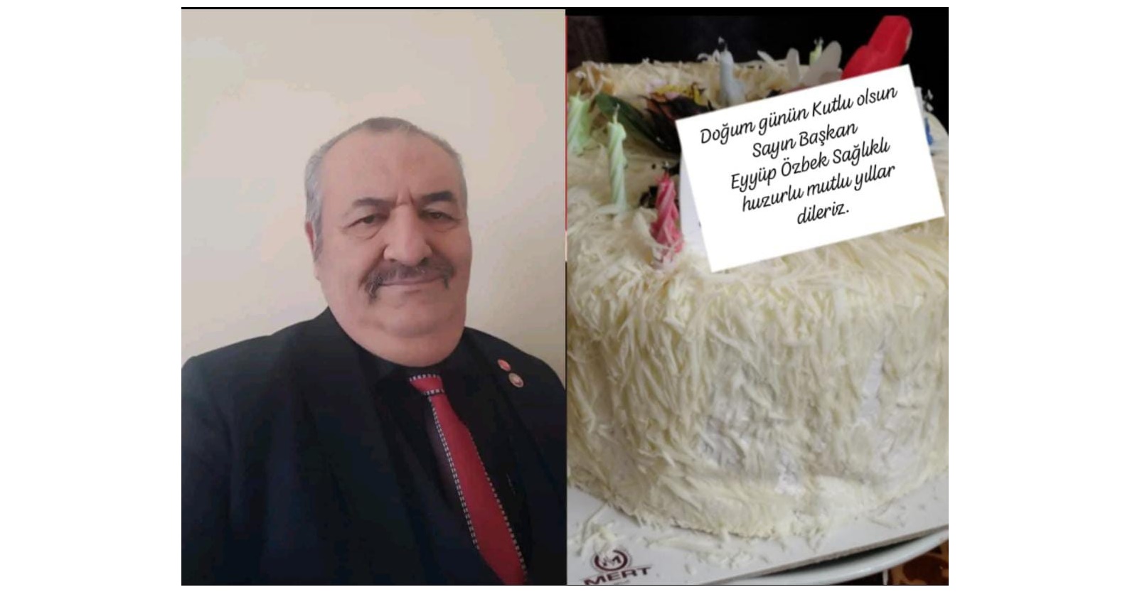 BAŞKAN EYYÜP ÖZBEK DOĞUM GÜNÜNÜ ARDA MÜZİK KAFEDE  KUTLADI.