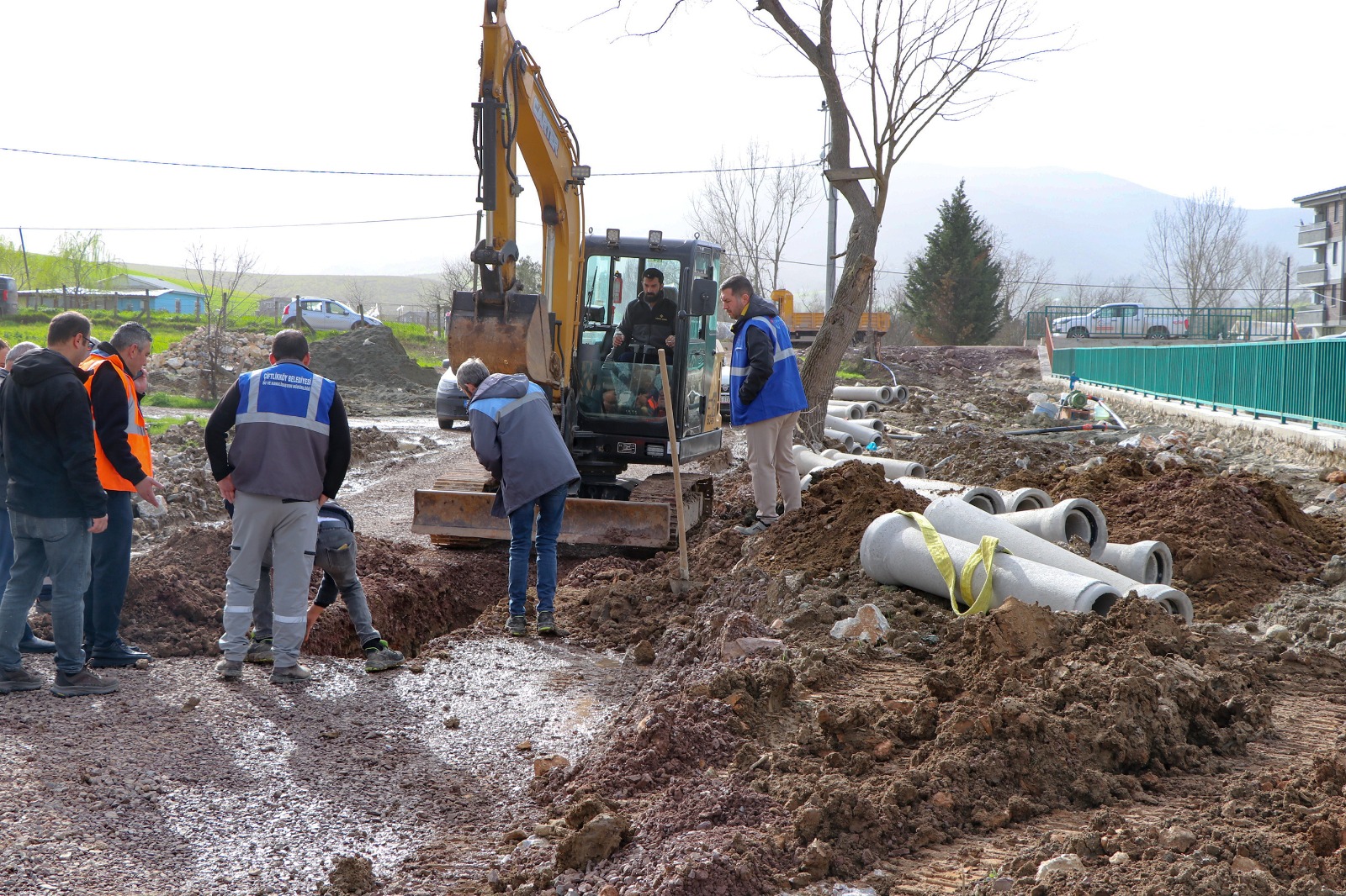 500 Evler Mahallesi’nde Su Hattı Yenileniyor