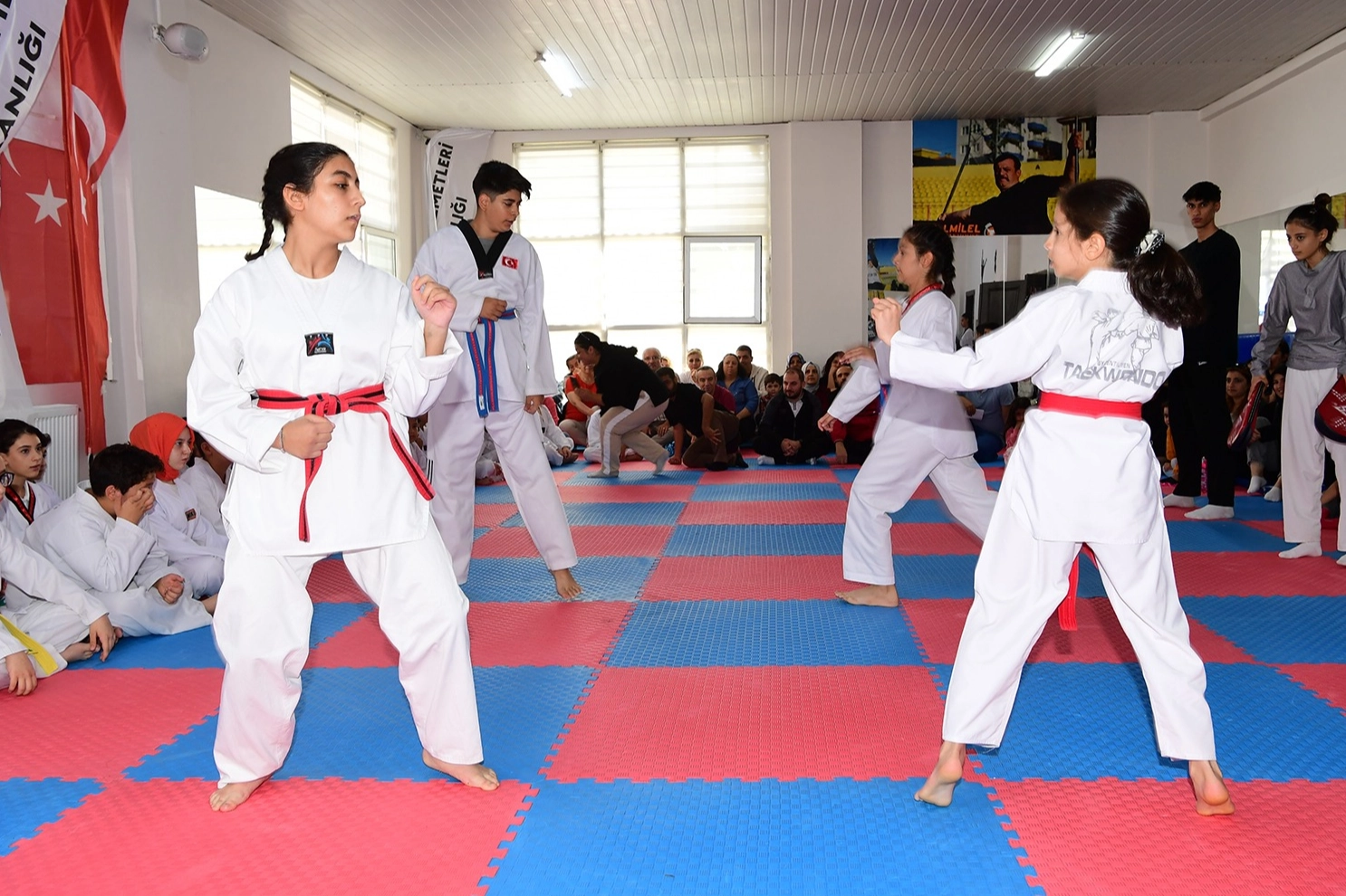Malatya’da taekwondocuların kuşak heyecanı